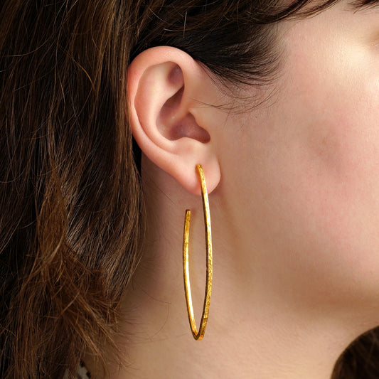 boucles d'oreilles en forme de goutte