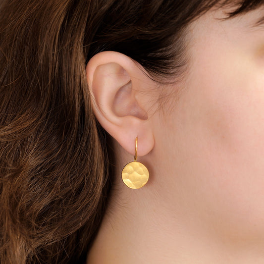 boucles d'oreilles créoles circulaires