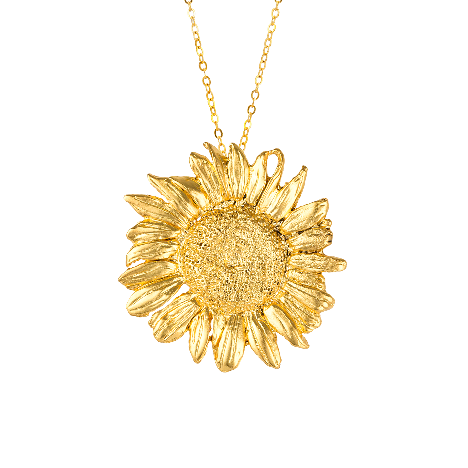 grand pendentif tournesol