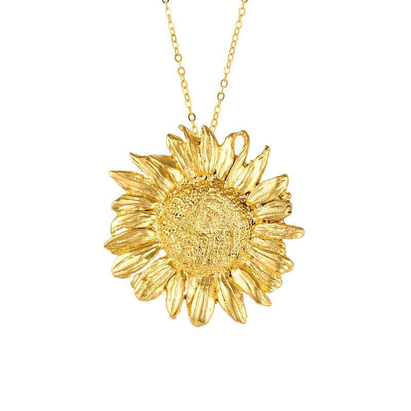 großer Sonnenblumen-Anhänger