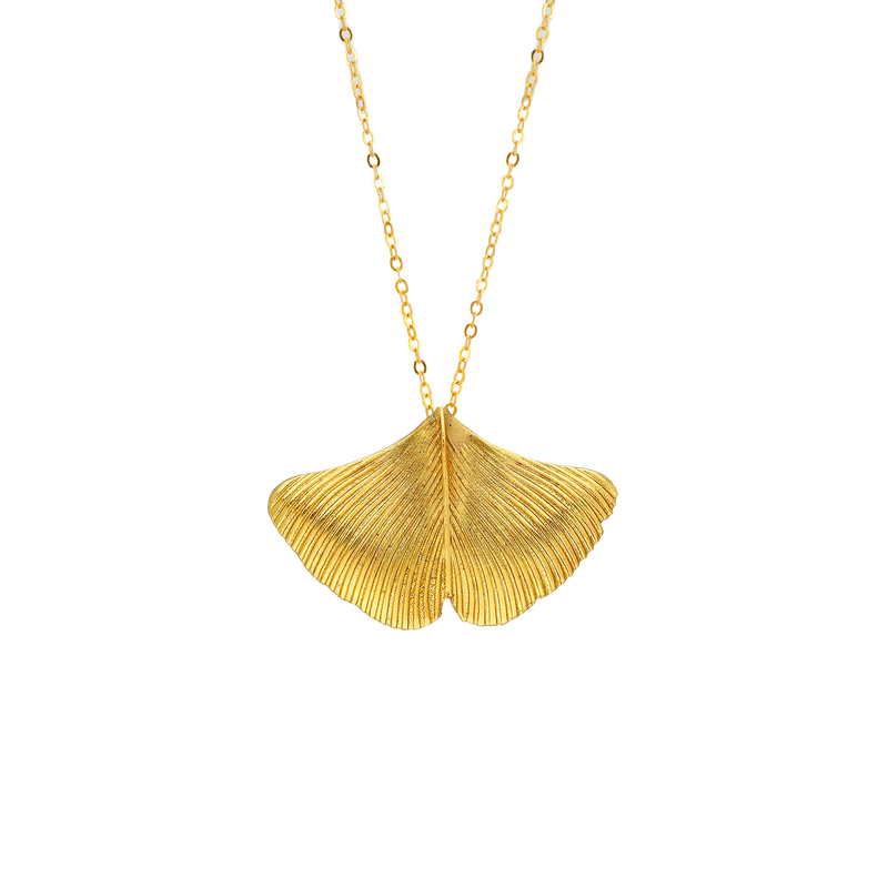 geflügelte Ginkgo-Halskette