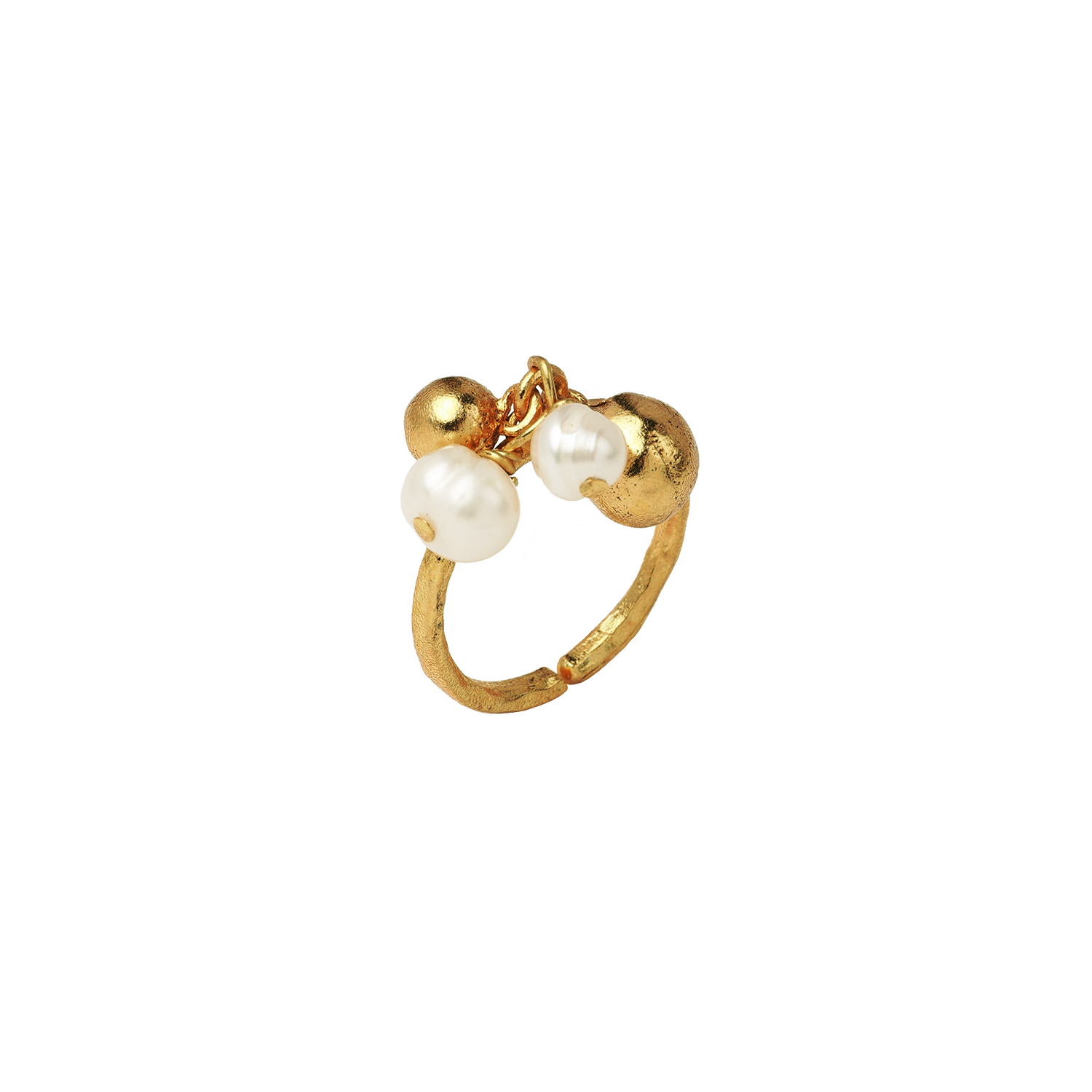 bague perle rebondissante