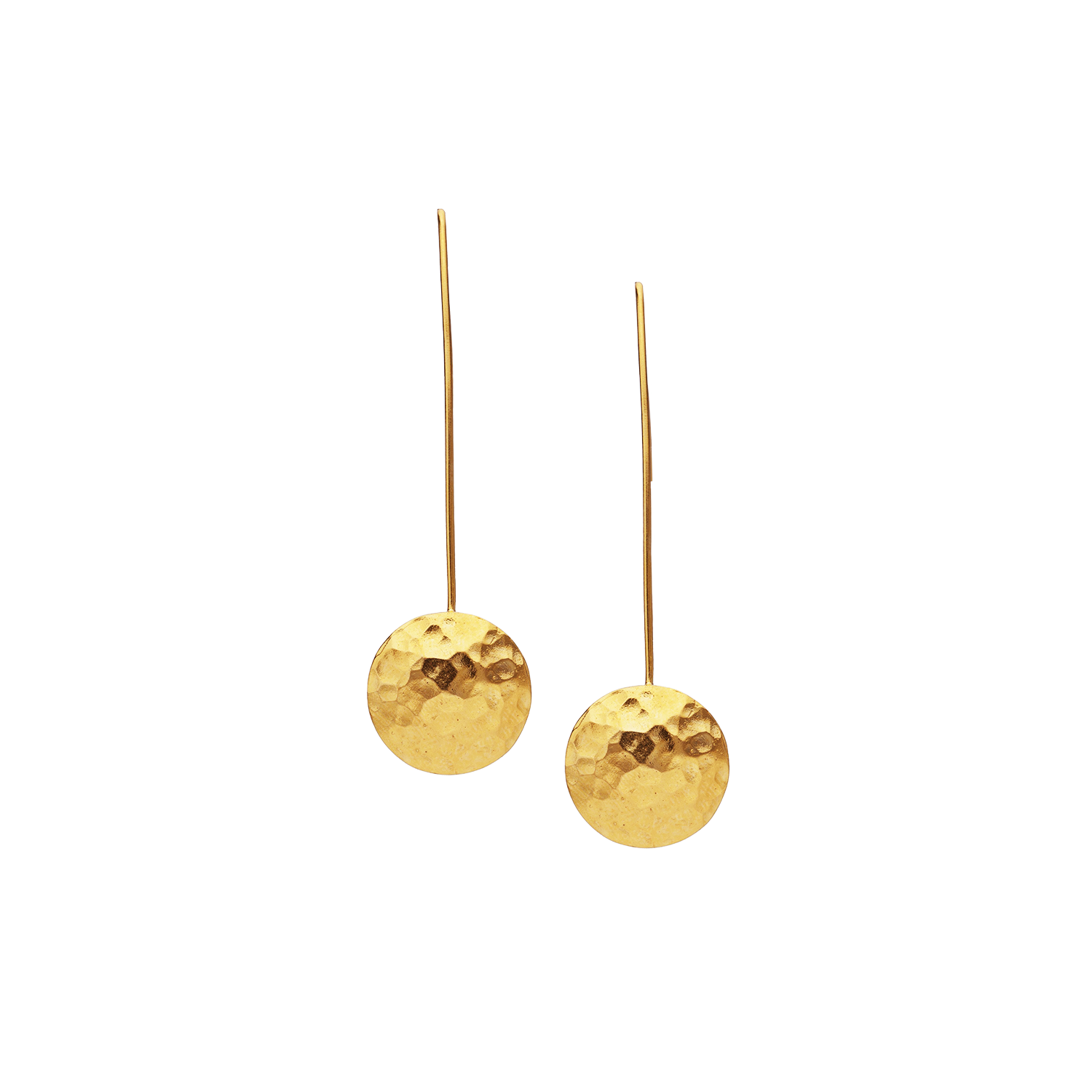 boucles d'oreilles créoles rondes et longues